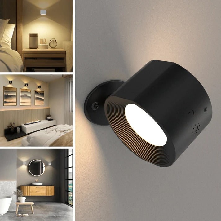 Cordless Wall Sconce with Remote Control Rechargeable LED Battery Powered Lighting - Image 4