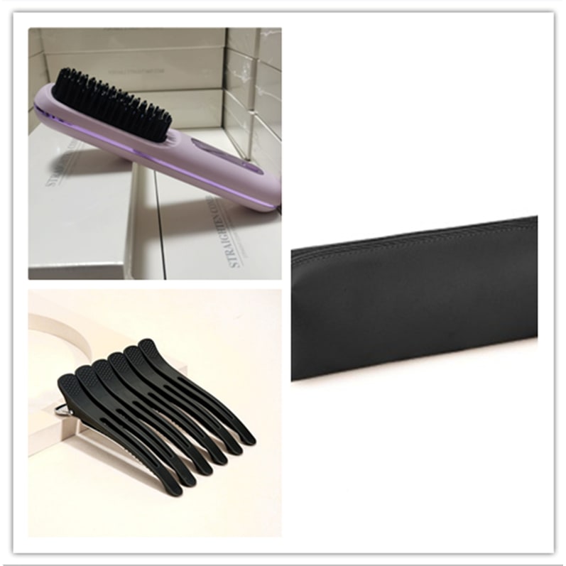Cordless Wireless Hair Straightener Brush with Fast Heating USB Charging and Storage Pouch - Image 35