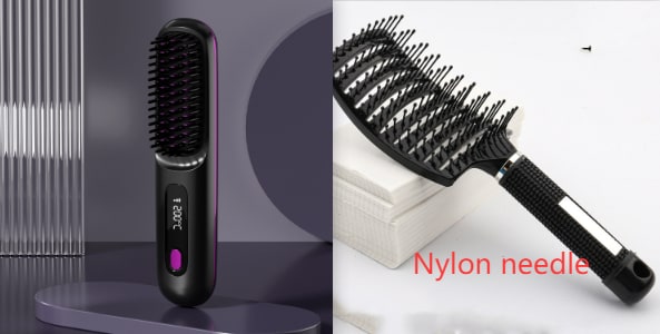 Cordless Wireless Hair Straightener Brush with Fast Heating USB Charging and Storage Pouch - Image 39