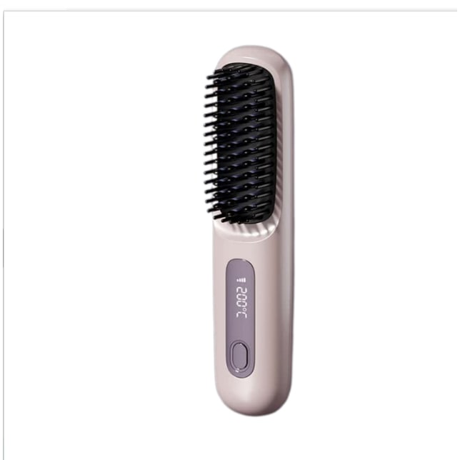 Cordless Wireless Hair Straightener Brush with Fast Heating USB Charging and Storage Pouch - Image 42