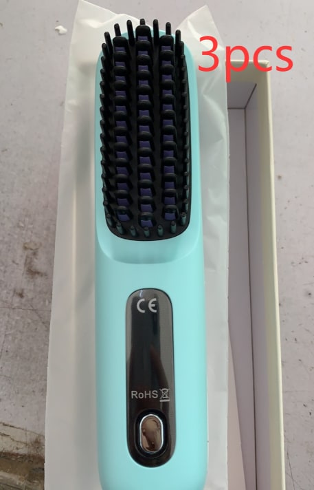 Cordless Wireless Hair Straightener Brush with Fast Heating USB Charging and Storage Pouch - Image 48