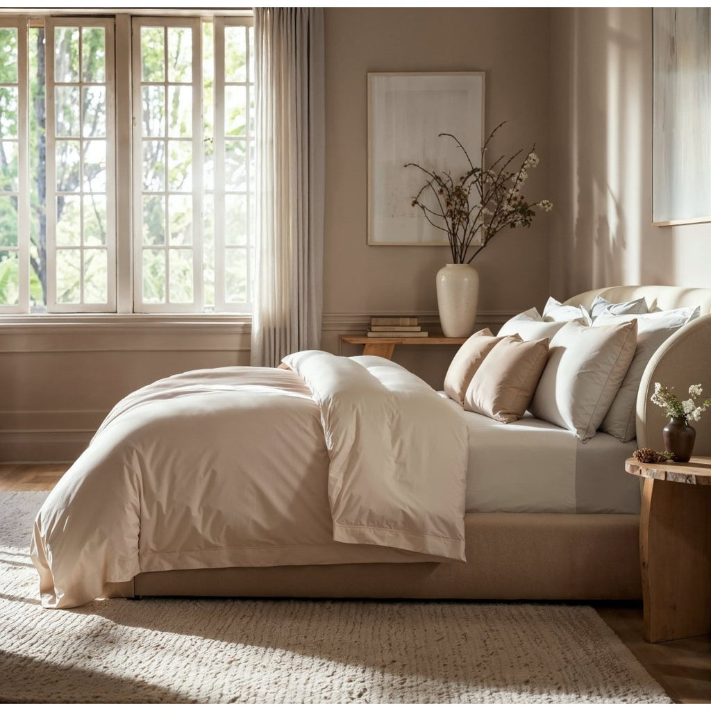 Cotton Bedding Set with Duvet Cover for Queen and Full Size Beds - Image 1