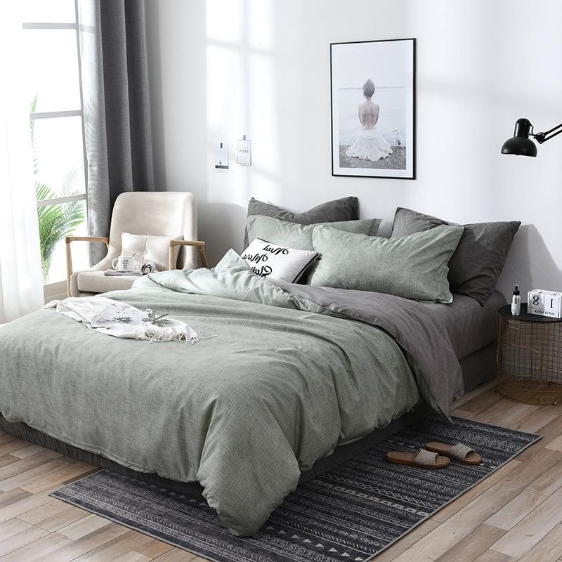 Cotton Duvet Cover Set King Size with Reversible Design and Soft Matte Fabric Bedding - Image 1