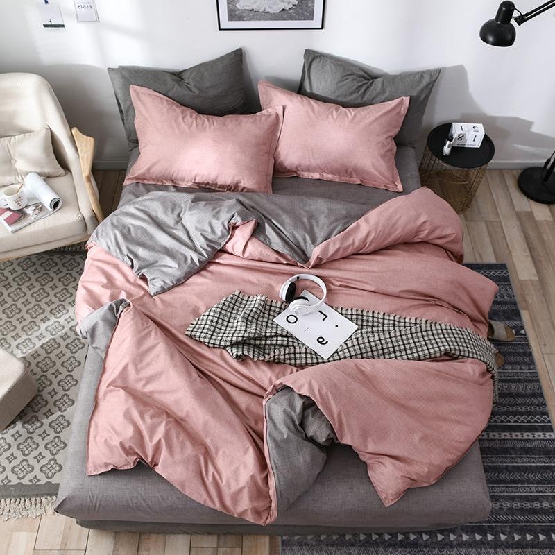 Cotton Duvet Cover Set King Size with Reversible Design and Soft Matte Fabric Bedding - Image 4