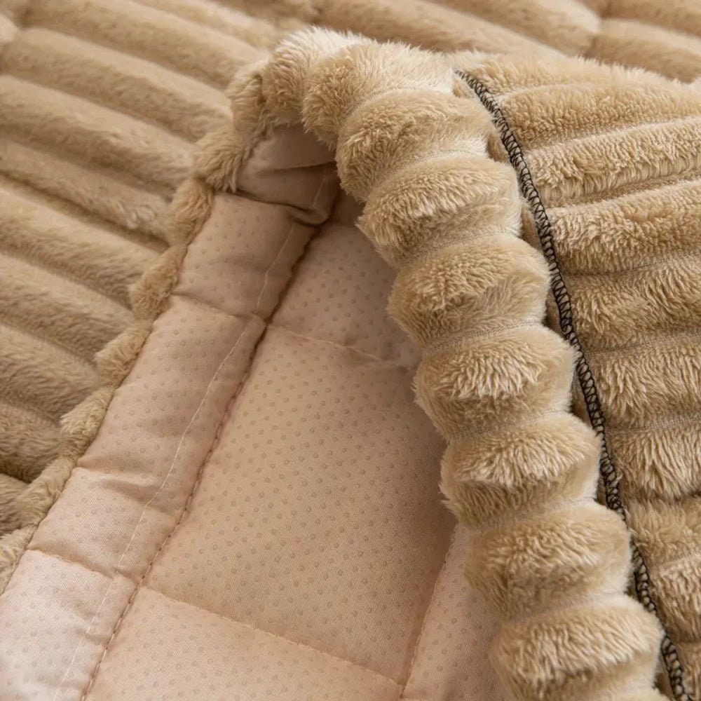 Couch Seat Cover Sofa Cushion Non Slip Quilted Plush Protector Non-slip - Image 7