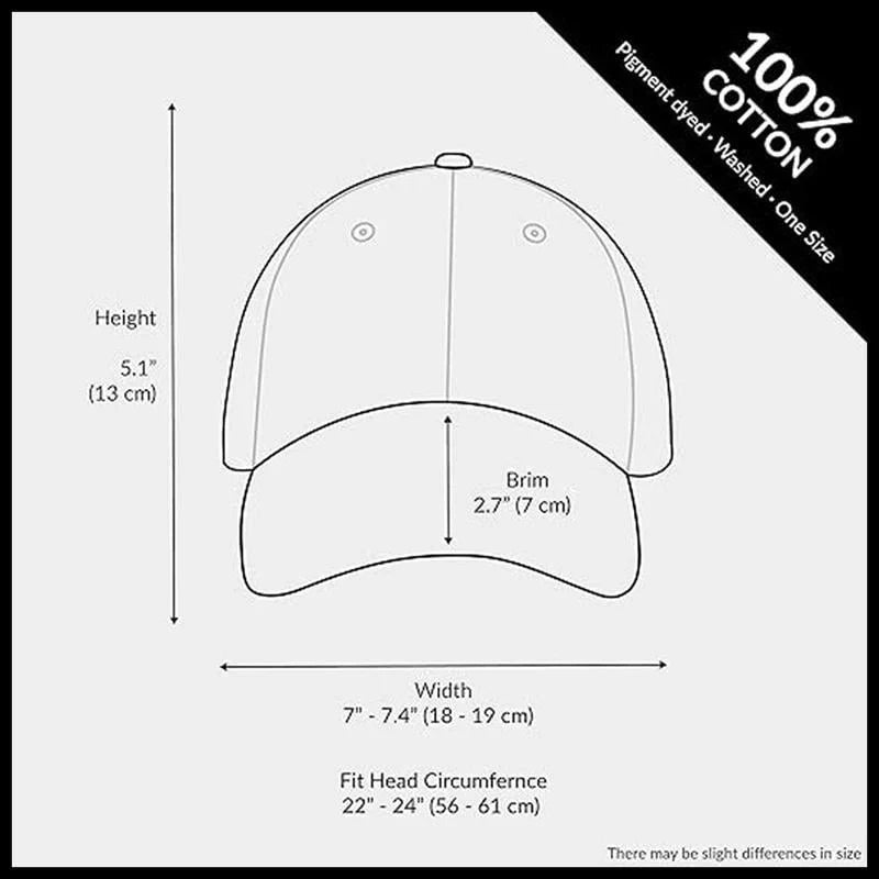 Custom Baseball Caps with Adjustable Strap Distressed Cotton Twill and Embroidered Skull Design - Image 2
