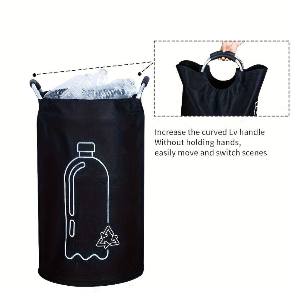 82L Portable Foldable Waste Storage Container with Handle
