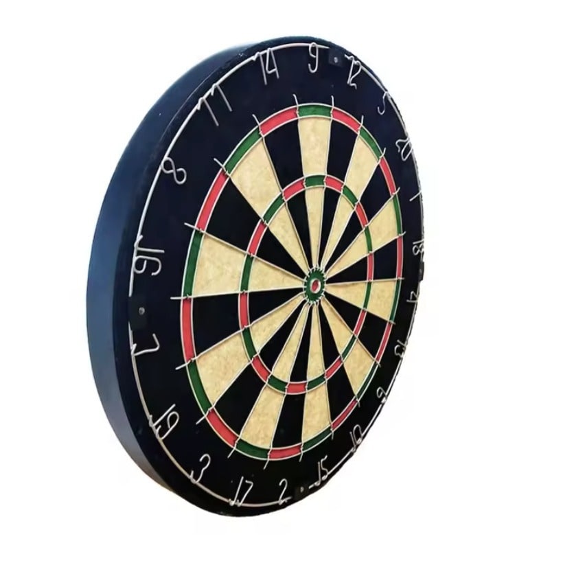 Dartboard with Darts Sisal Bristle Board with Steel Tip and Removable Number Ring 18 Inch - Image 4
