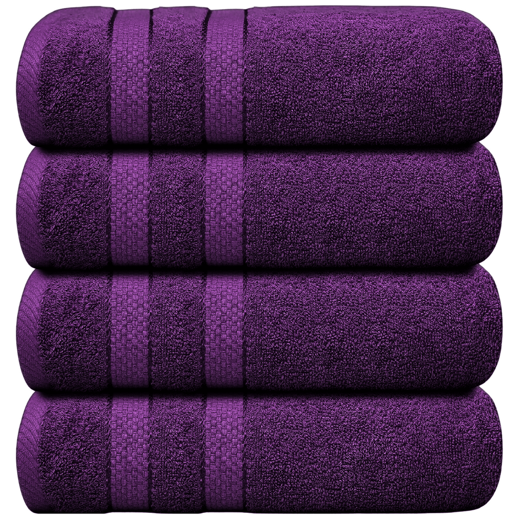 4-teiliges übergroßes Badetuch-Set 75 × 150 cm saugfähig
