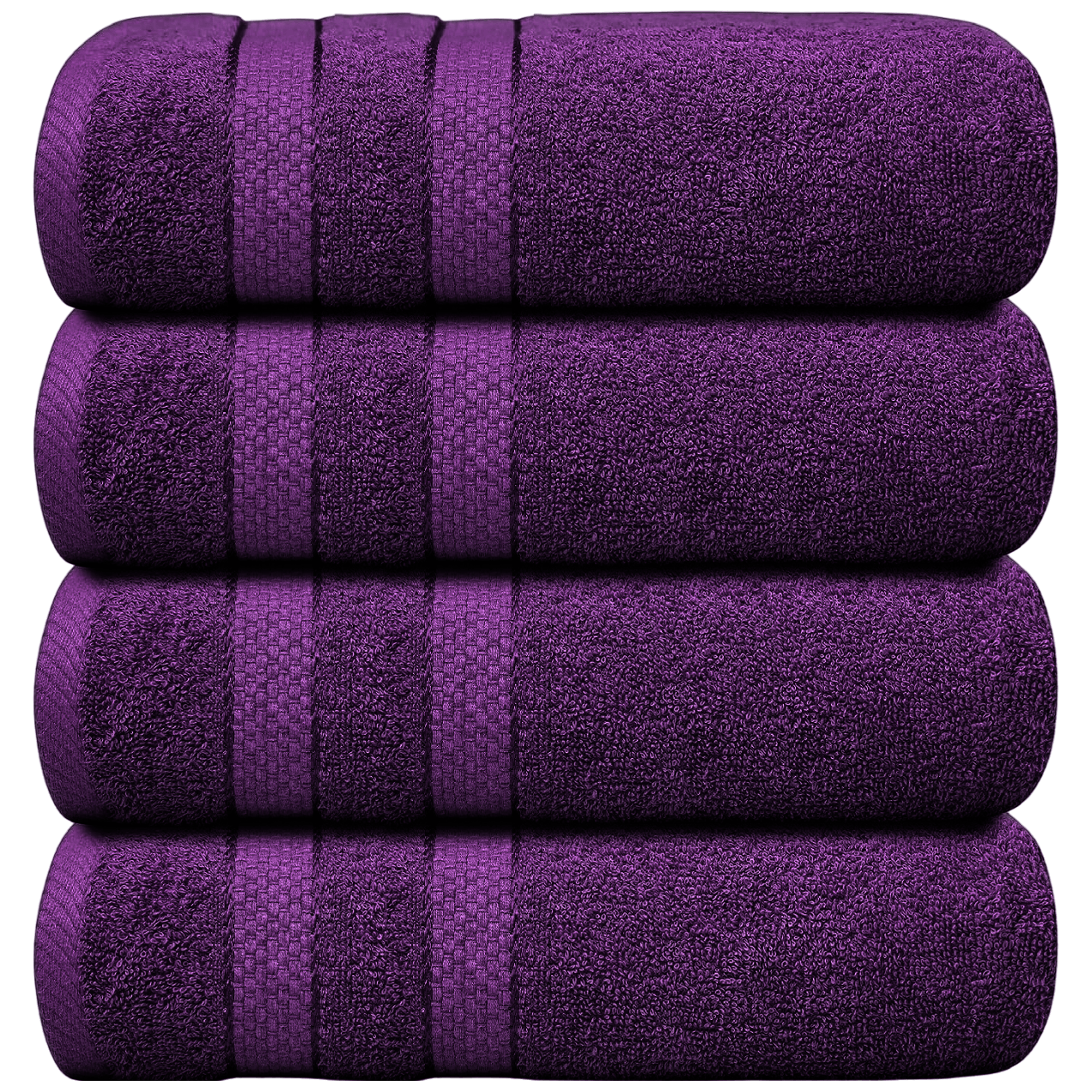 4-teiliges übergroßes Badetuch-Set 75 × 150 cm saugfähig