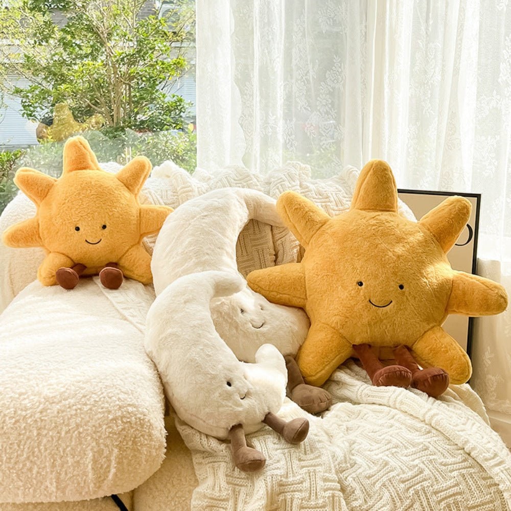Decorative Throw Pillow Plush Soft Embroidered Face Stuffed Cushion Gift Fabric - Image 5