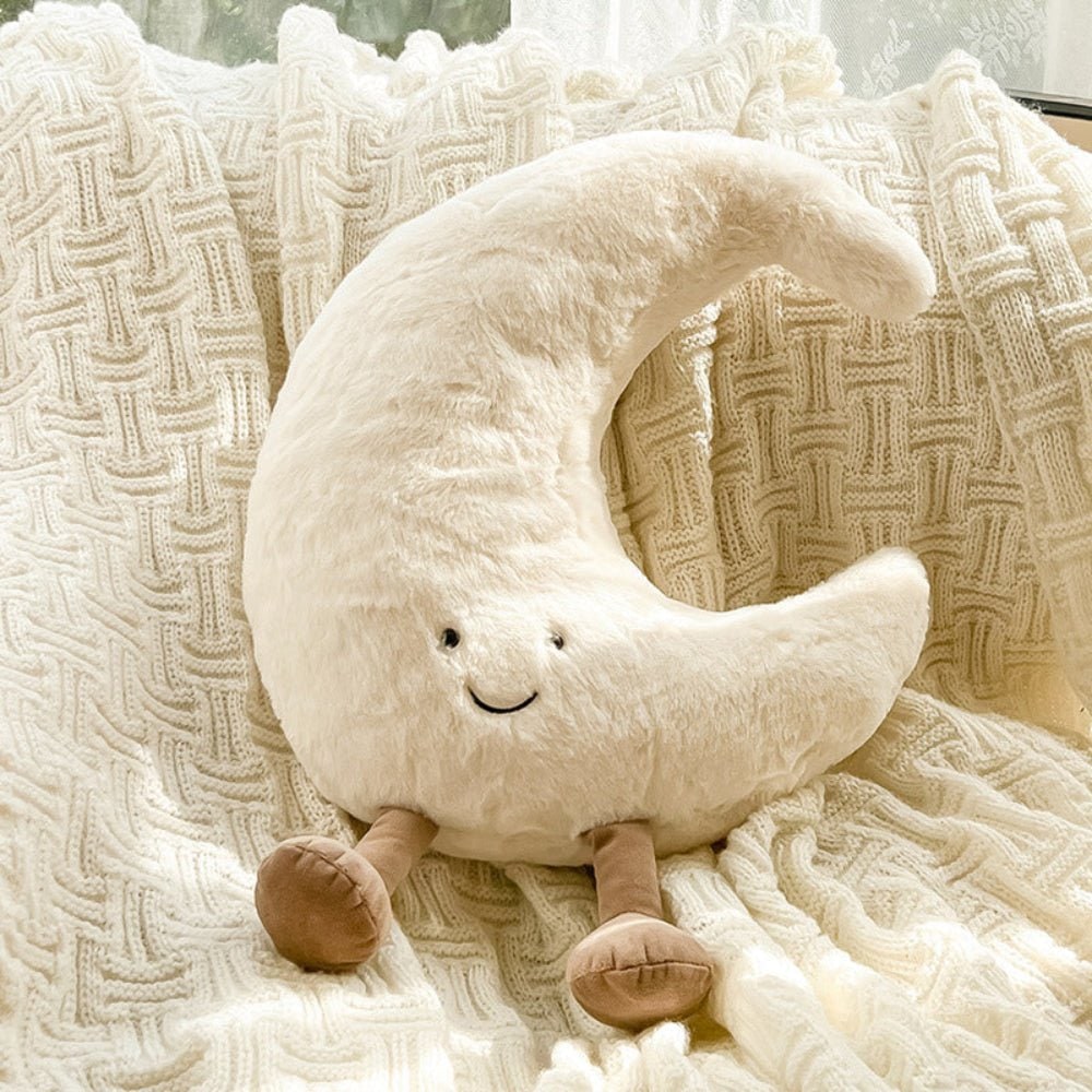 Decorative Throw Pillow Plush Soft Embroidered Face Stuffed Cushion Gift Fabric - Image 7