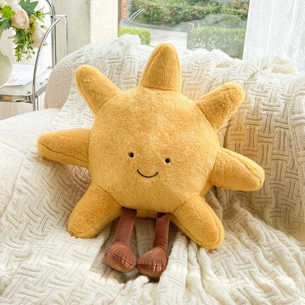 Decorative Throw Pillow Plush Soft Embroidered Face Stuffed Cushion Gift Fabric - Image 8