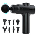 Deep Tissue Percussion Portable Massage Gun Electric Handheld Eight Heads Back - Image 7