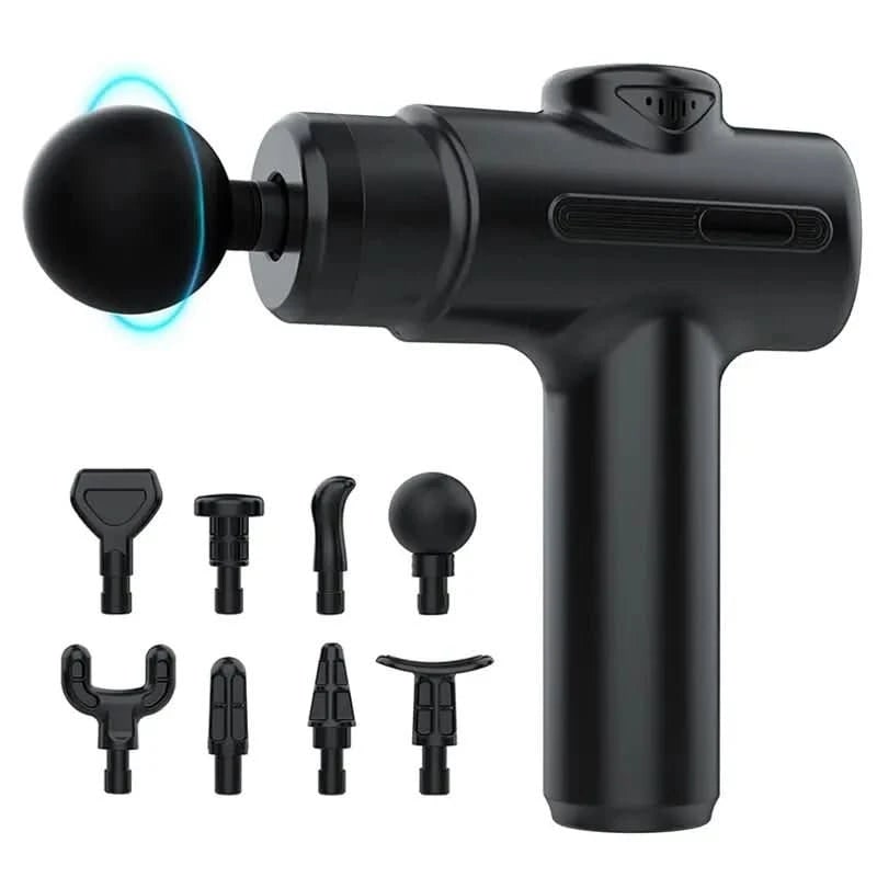 Deep Tissue Percussion Portable Massage Gun Electric Handheld Eight Heads Back - Image 7