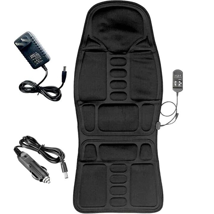Desk Chair Seat Cushion with Massage Heat and Car Adapter for Pressure Relief Bleacher - Image 2