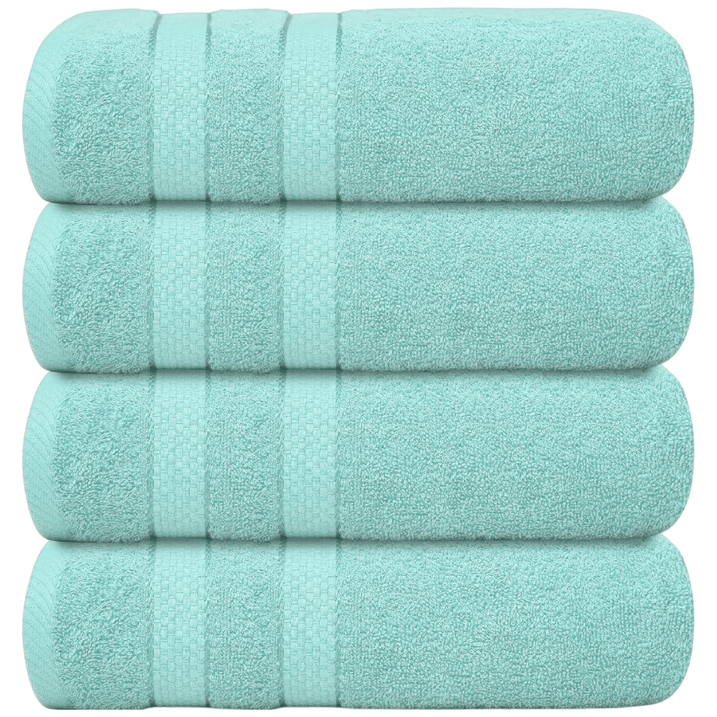 4-teiliges übergroßes Badetuch-Set 75 × 150 cm saugfähig
