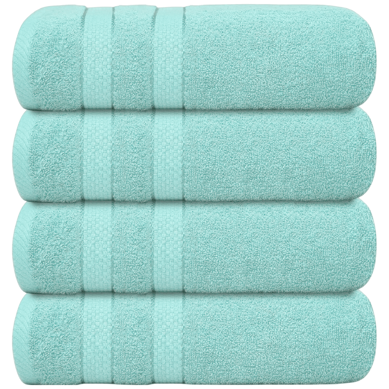 4-teiliges übergroßes Badetuch-Set 75 × 150 cm saugfähig