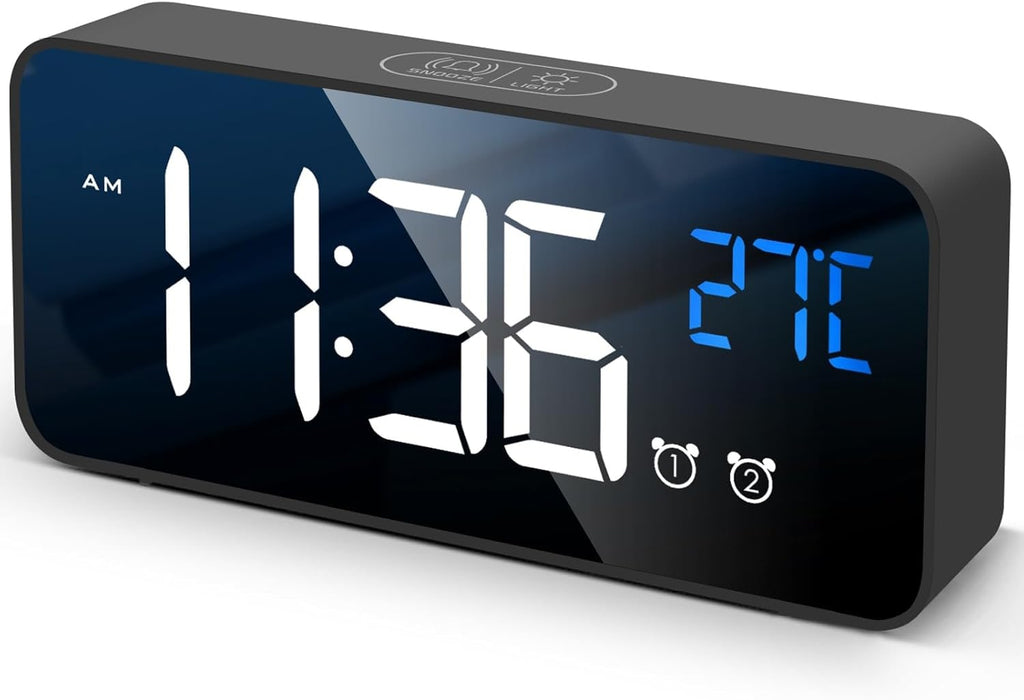 Digital Alarm Clock with Calendar Day Display and Remote Control Led - Image 12