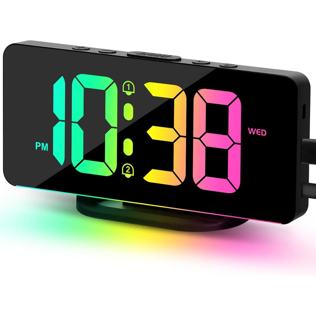 Digital Alarm Clock with Calendar Day Display and Remote Control Led - Image 18