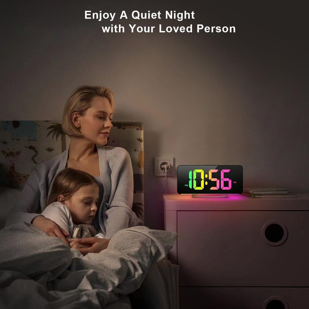 Digital Alarm Clock with Calendar Day Display and Remote Control Led - Image 21