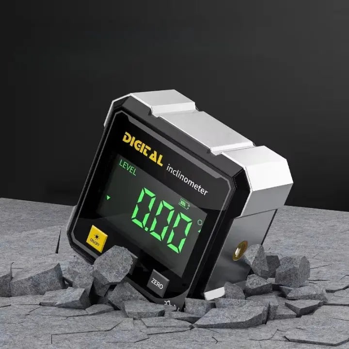 Digital Angle Finder and Measuring Gauge with Magnetic Base and Laser Level Analog - Image 6