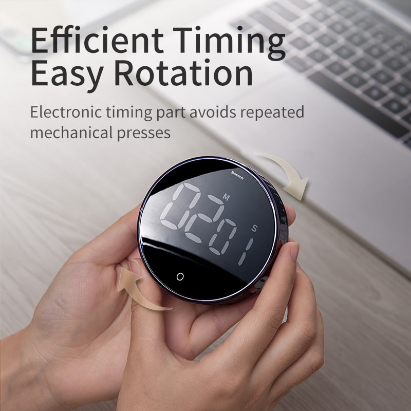 Digital Countdown Timer with 10 30 Minute Clock and Magnetic Back - Image 2