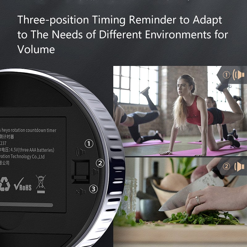 Digital Countdown Timer with 10 30 Minute Clock and Magnetic Back - Image 3