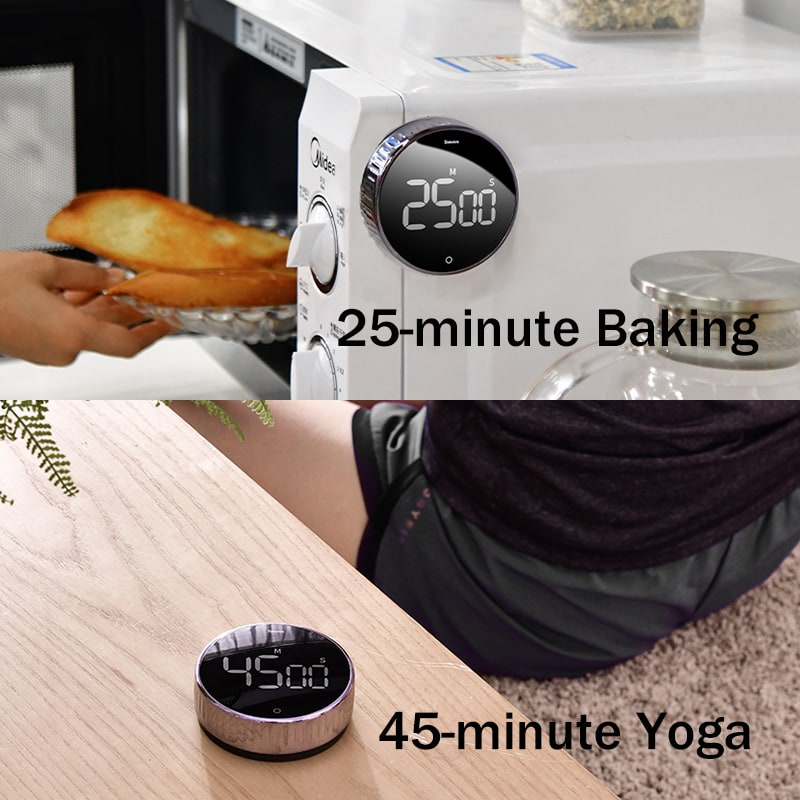 Digital Countdown Timer with 10 30 Minute Clock and Magnetic Back - Image 5