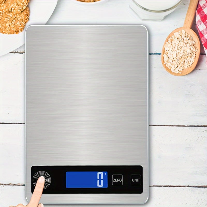 Digital Food Scale Kitchen Weighing Rechargeable Stainless Steel Waterproof Precision - Image 3