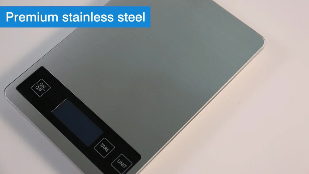 Digital Food Scale Kitchen Weighing Rechargeable Stainless Steel Waterproof Precision - Image 9