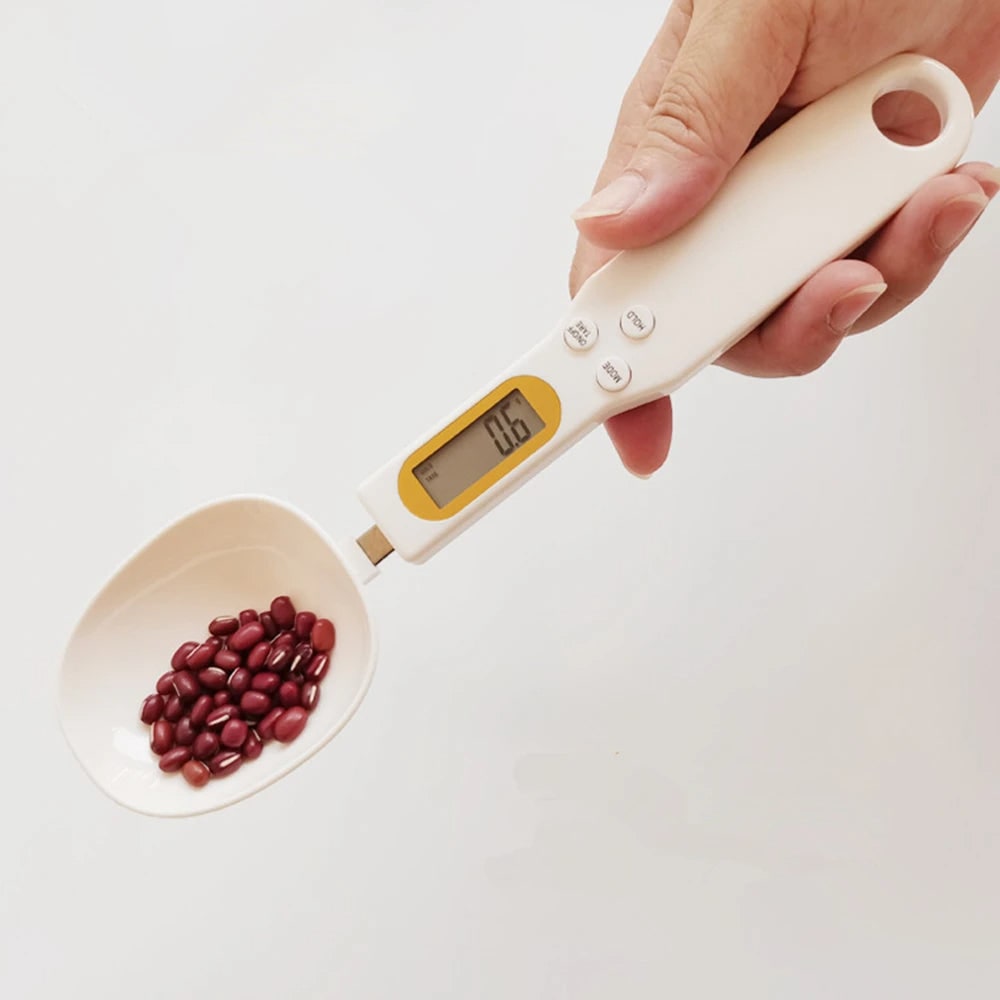 Digital Measuring Spoon with Lcd Display and Interchangeable Scoop Heads Scale - Image 4