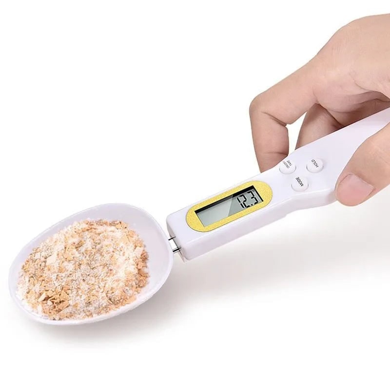 Digital Measuring Spoon with Lcd Display and Interchangeable Scoop Heads Scale - Image 6