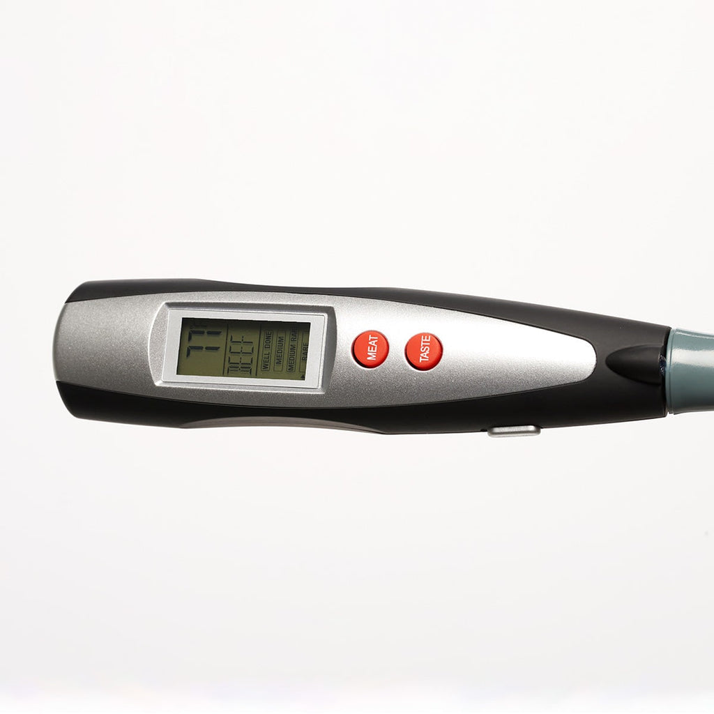 Digital Meat Thermometer Instant Read Grill Bbq Fork Stainless Steel LED - Image 3