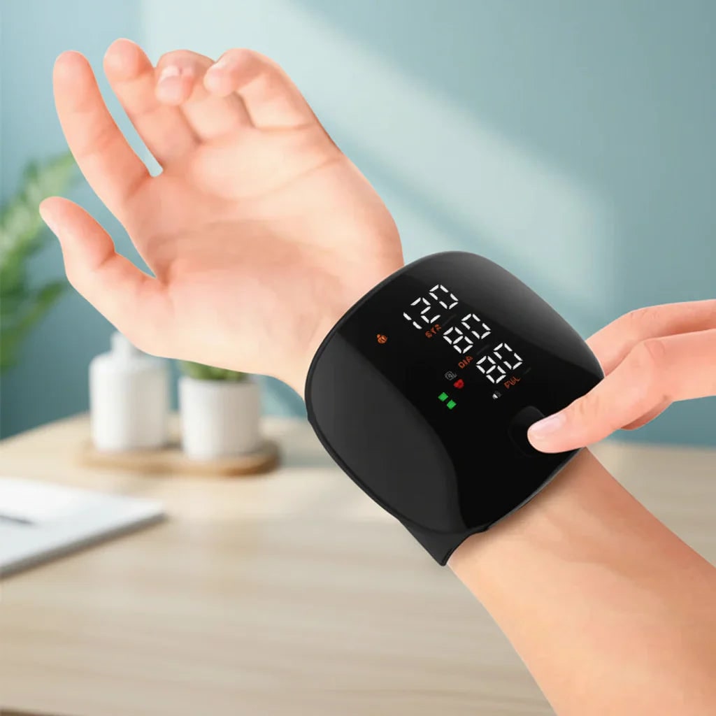 Digital Wrist Blood Pressure Monitor with Automatic Cuff and Memory Function - Image 1