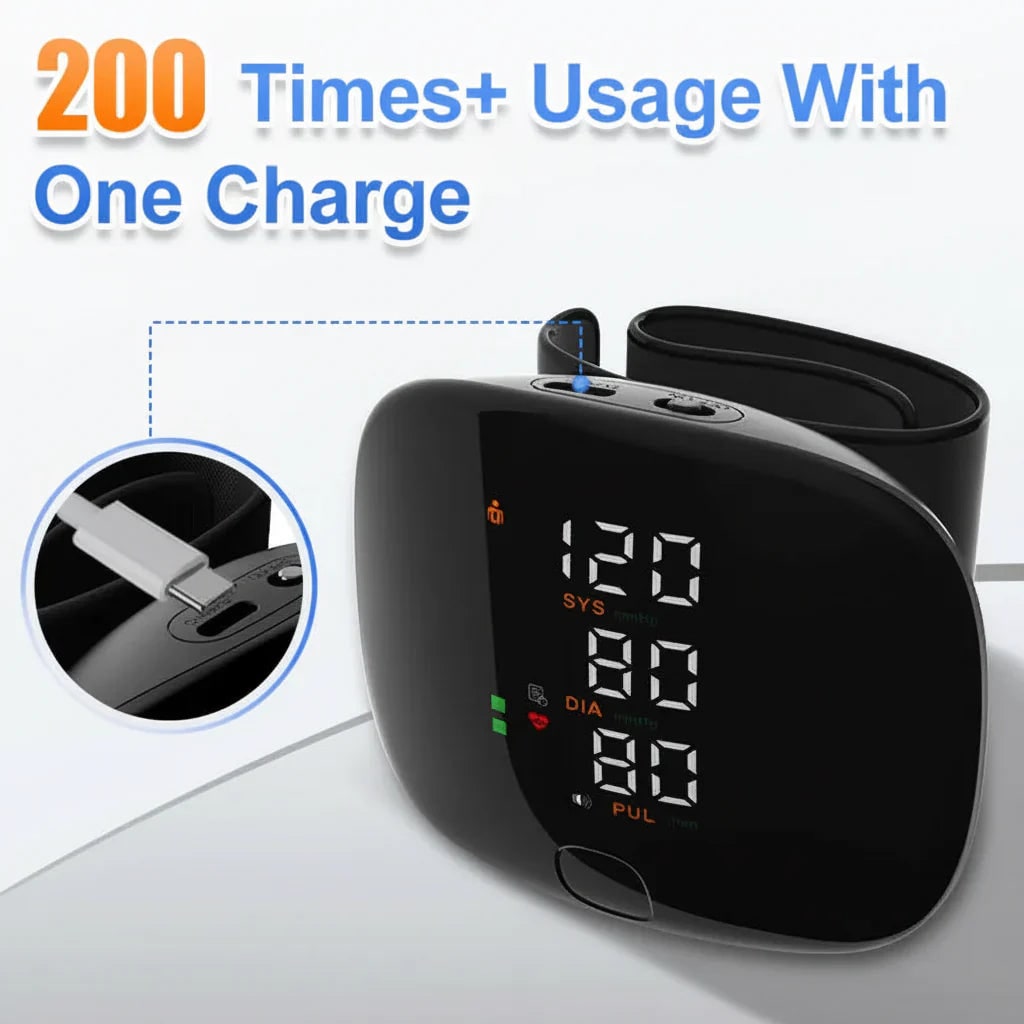 Digital Wrist Blood Pressure Monitor with Automatic Cuff and Memory Function - Image 6
