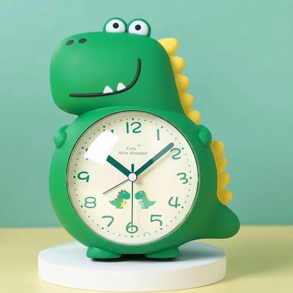 Dinosaur Alarm Clock with Analog Face and Gentle Wake-Up Light - Image 5