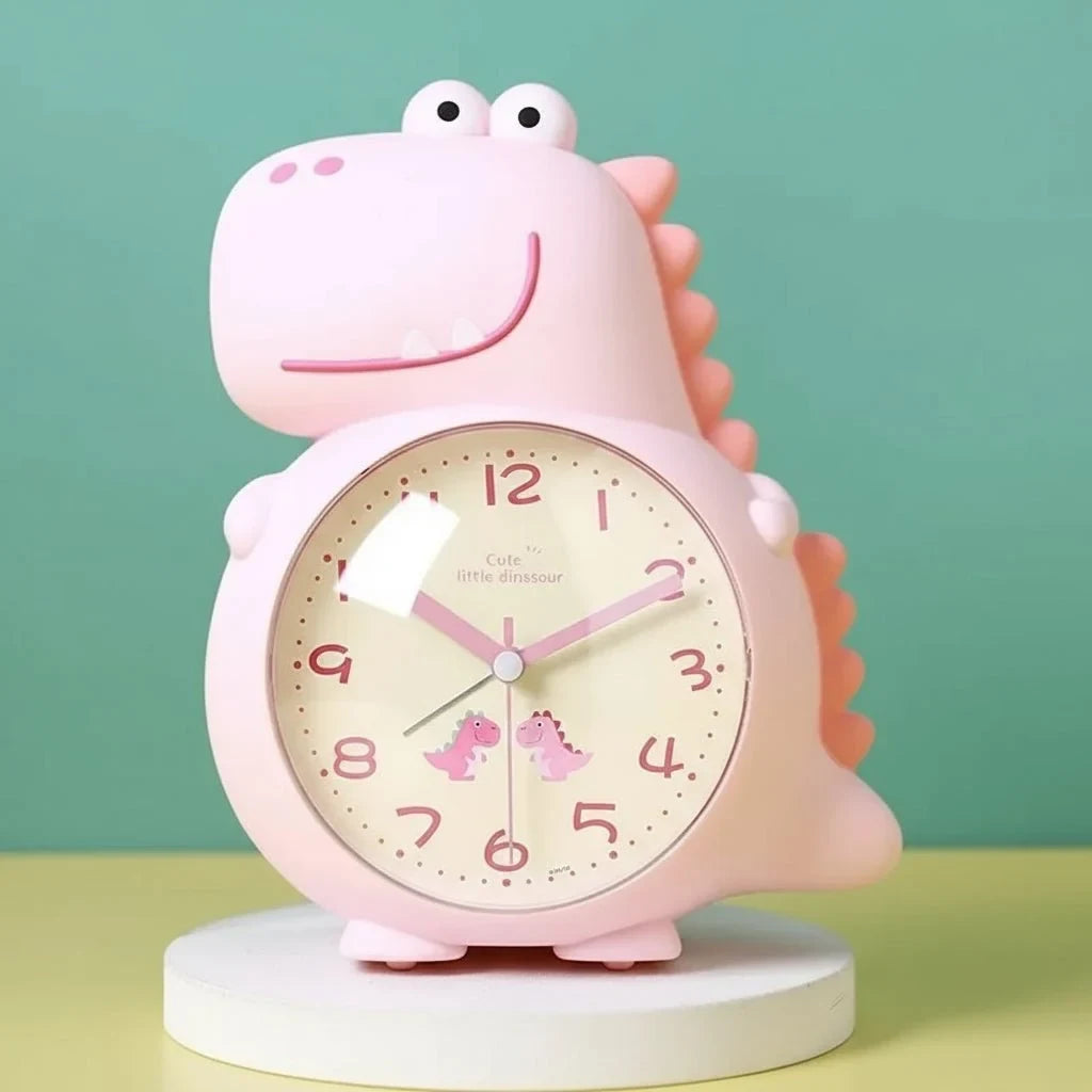 Dinosaur Alarm Clock with Analog Face and Gentle Wake-Up Light - Image 9