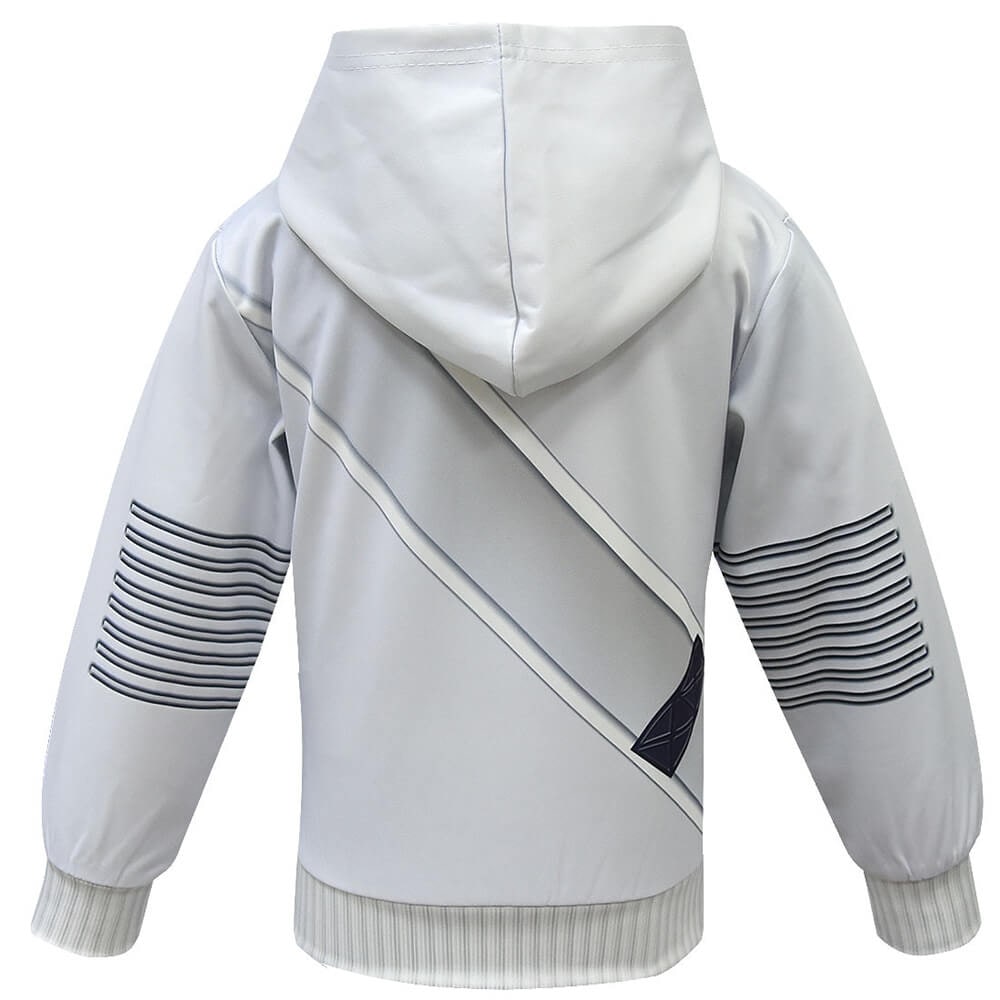 Dj Costume with Light Up LED Mask and Multi-Color Hoodie Pants Set - Image 8