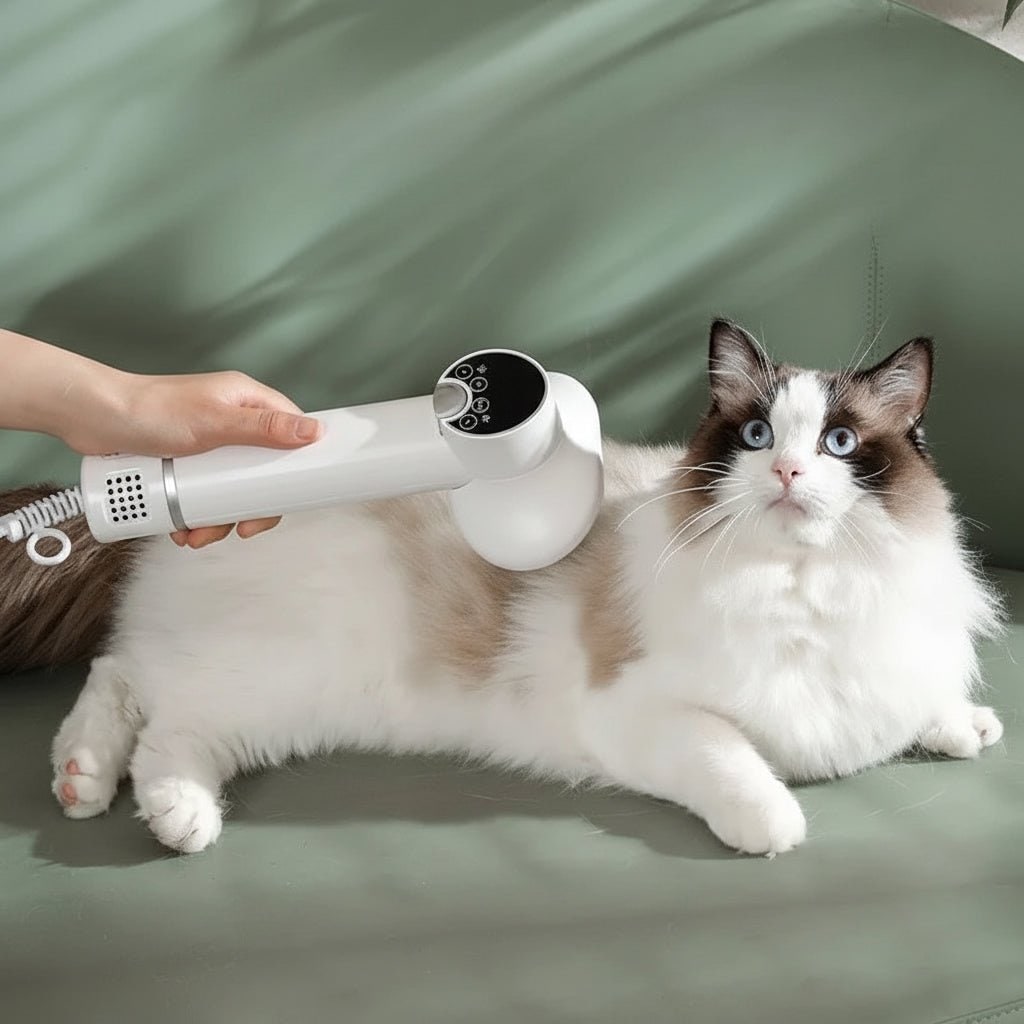 Dog Hair Dryer Blow Handheld Pet Grooming Digital Display Brush Cat - Image 2
