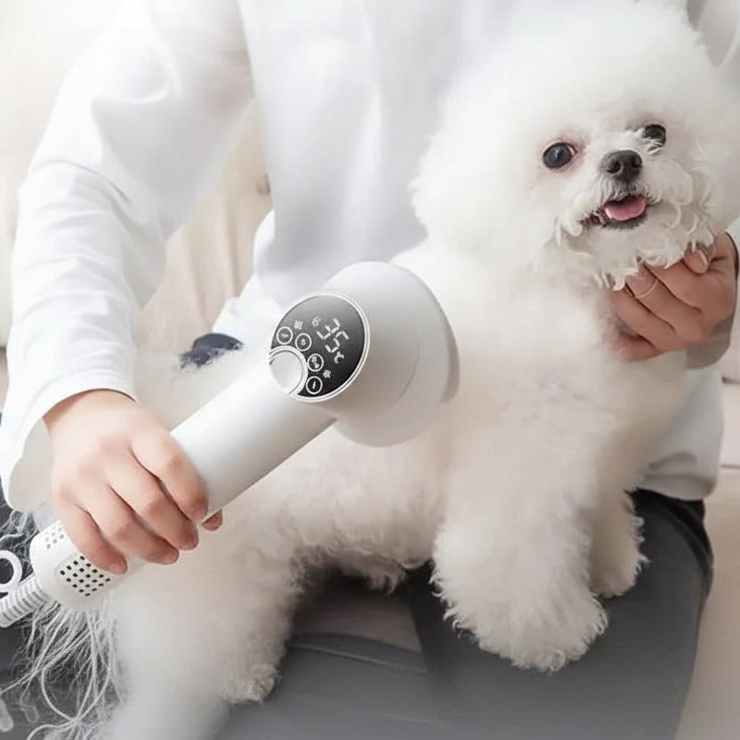 Dog Hair Dryer Blow Handheld Pet Grooming Digital Display Brush Cat - Image 4