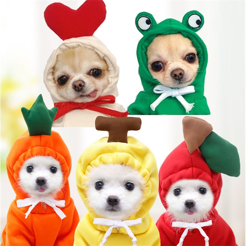 Dog Halloween Costumes and Outfits with 3D Novelty Hood Soft Fleece Hoodie for Small Rain Gear - Image 6