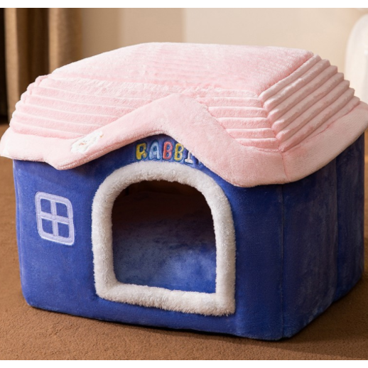 Dog House Bed with Orthopedic Support Plush Enclosed Pet Cave with Removable Cushion X Large - Image 28