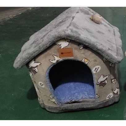 Dog House Bed with Orthopedic Support Plush Enclosed Pet Cave with Removable Cushion X Large - Image 30