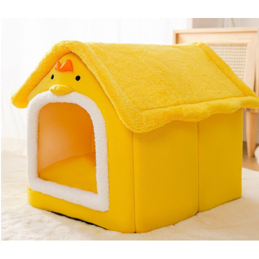 Dog House Bed with Orthopedic Support Plush Enclosed Pet Cave with Removable Cushion X Large - Image 31