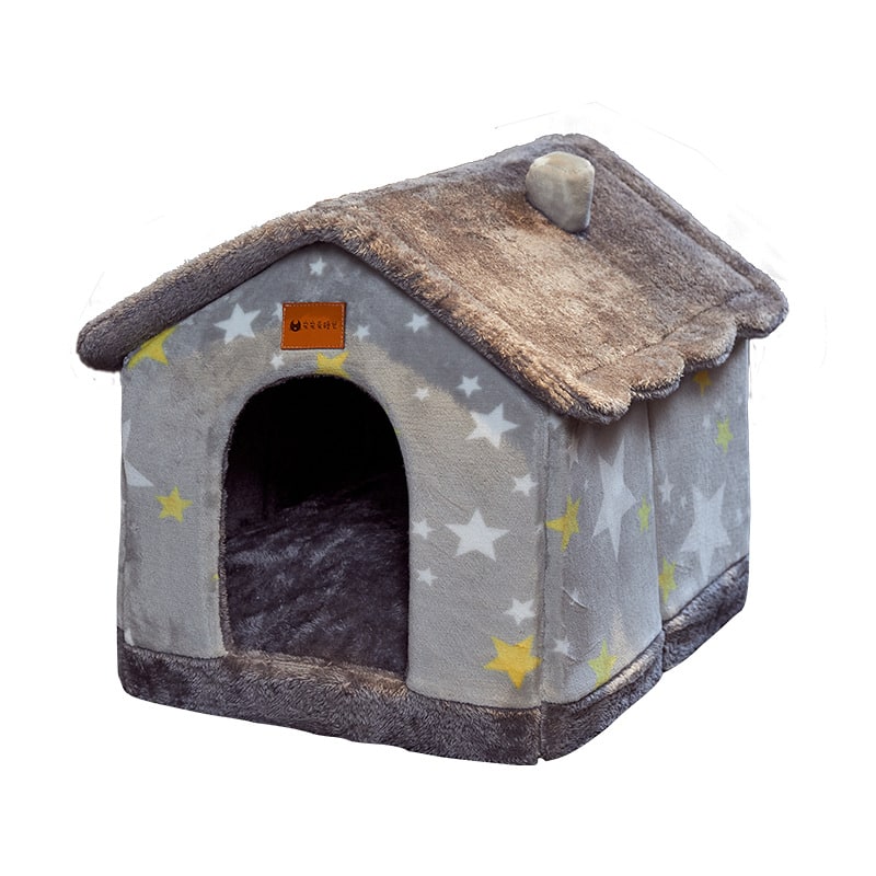 Dog House Bed with Orthopedic Support Plush Enclosed Pet Cave with Removable Cushion X Large - Image 7