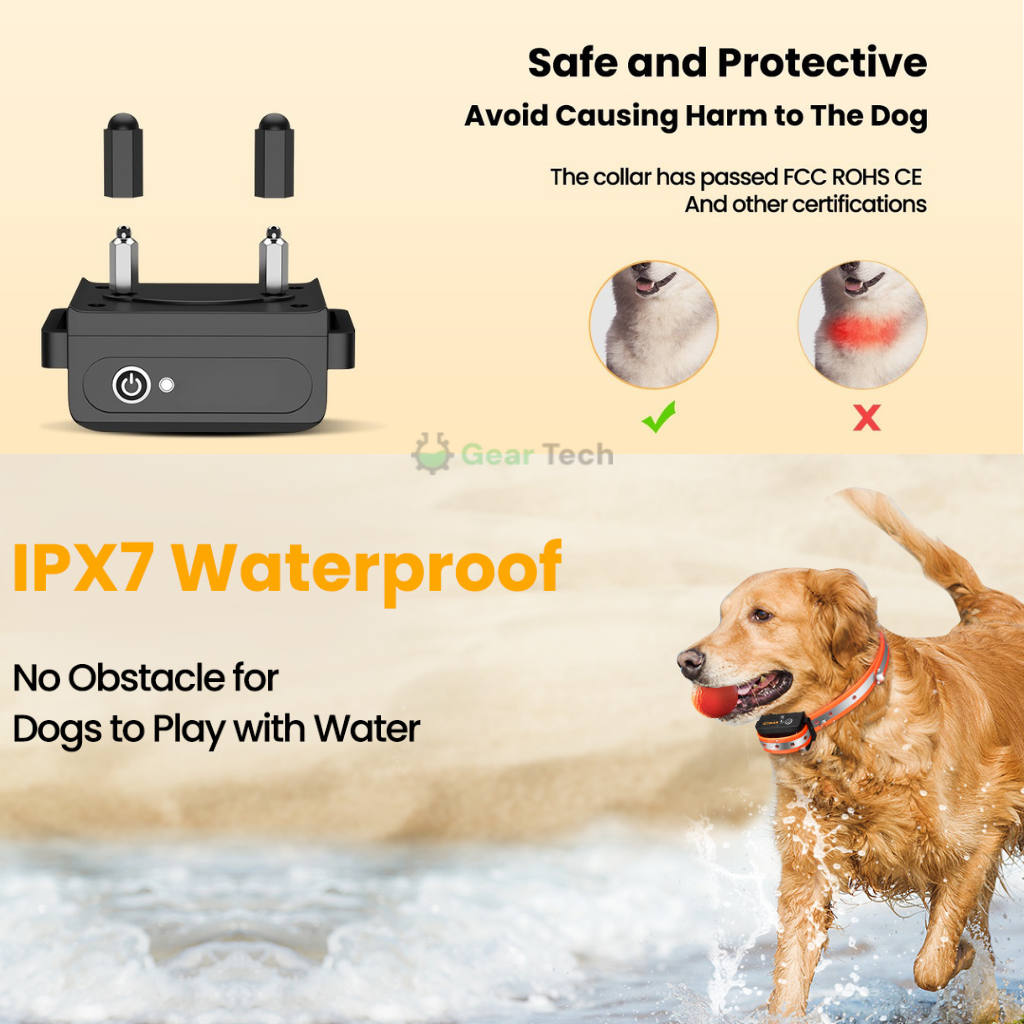Dog Training Collar Waterproof with Remote Control and Shock Modes - Image 3
