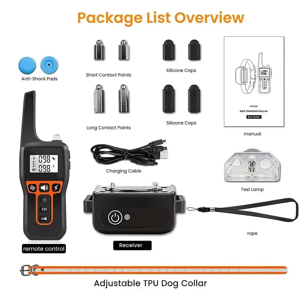 Dog Training Collar Waterproof with Remote Control and Shock Modes - Image 9