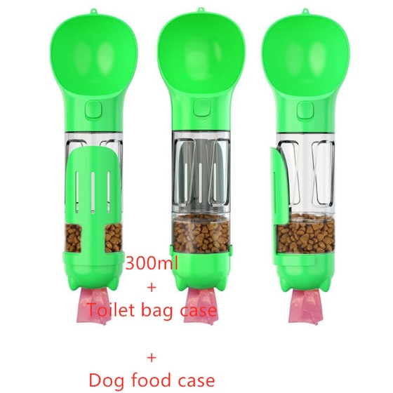 Dog Water Bottle Dispenser with Integrated Bowl and Waste Bag Storage for Outdoor Travel - Image 22