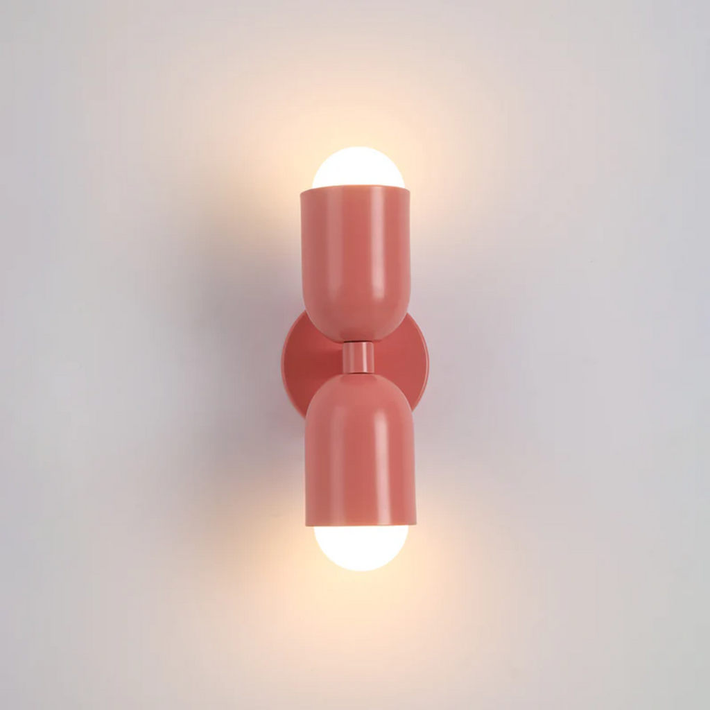 Double-Sided Wall Sconce Light with Capsule Shades and Dual Up-Down LED Lighting - Image 8
